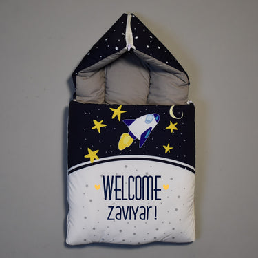 Baby Customized Carry Nest – Rocket Design